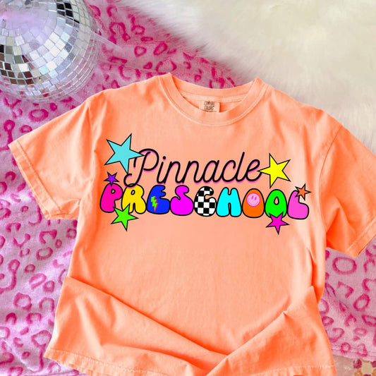 Retro Pinnacle Preschool - T SHIRT - (Comfort Color)