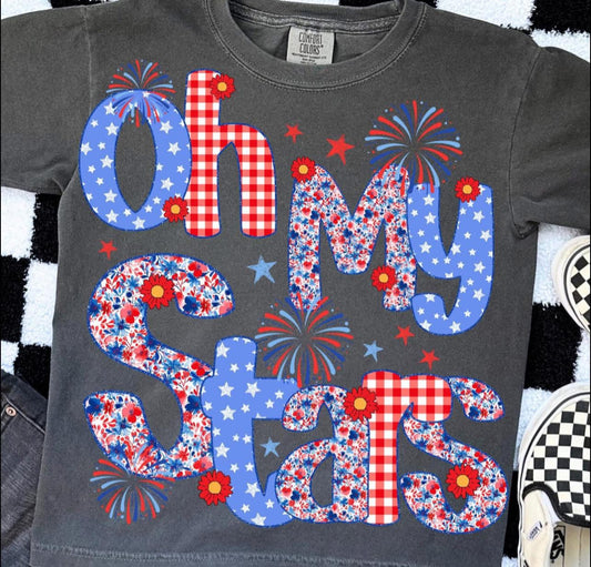 Oh My Stars - T SHIRT - (Jerzee/Gildan)