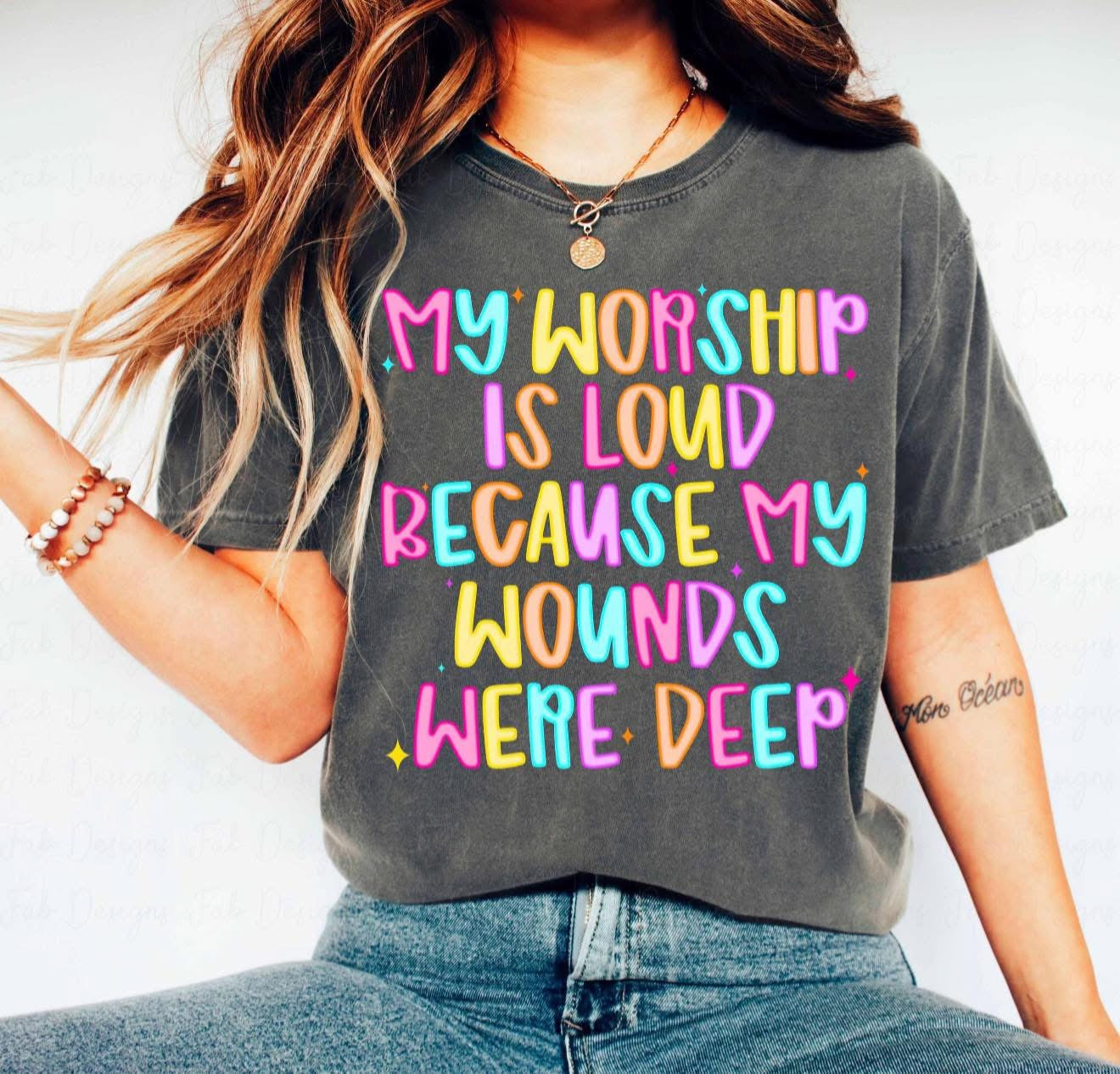 My worship is Loud... - T SHIRT - (Comfort Color/Bella)