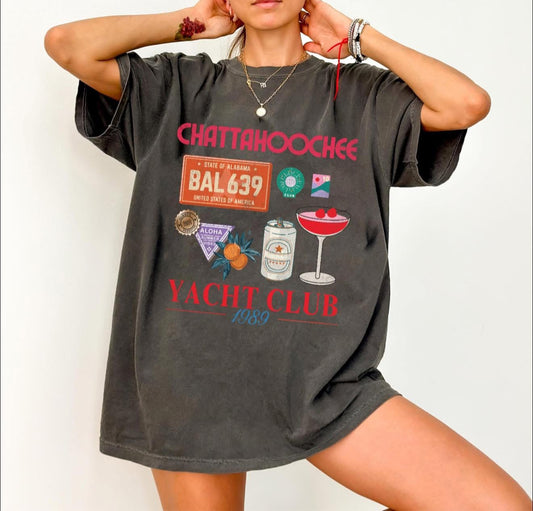 Chattahoochee Yacht Club - T SHIRT- (Comfort Color)
