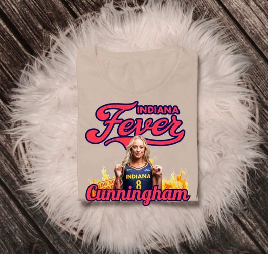 Indiana Fever Cunningham - T SHIRT- (Jerzee/Gildan)