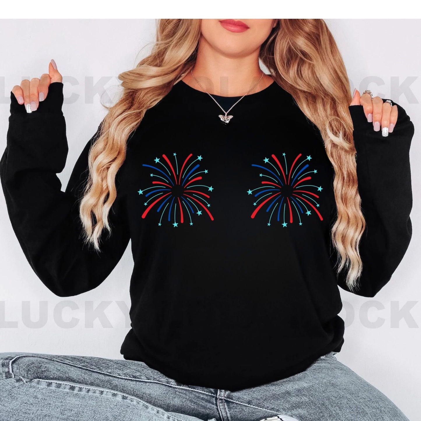 2 Fireworks - T SHIRT- (Comfort Color)