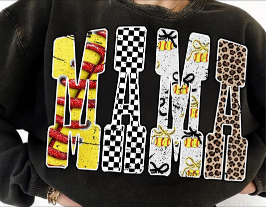 Softball Mama- T SHIRT - (DriFit)