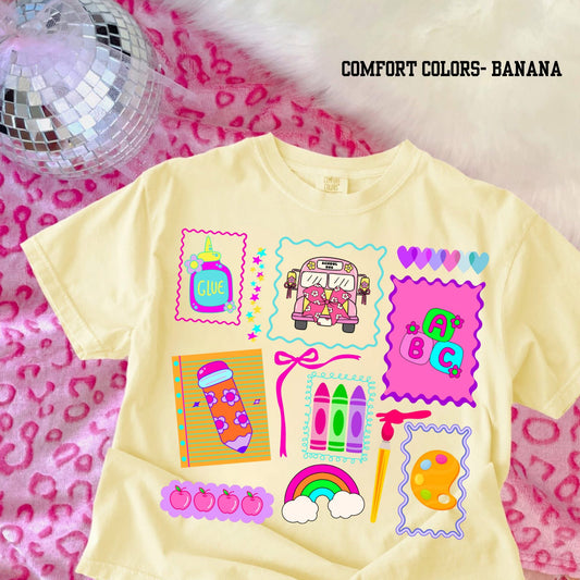 Back to School Necessities - T SHIRT- (Comfort Colors)