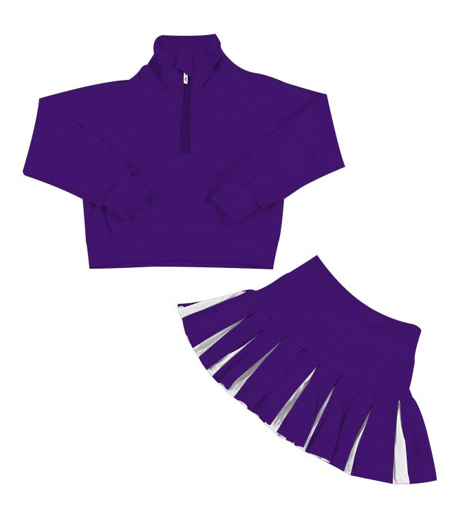 GAME DAY ATHLETIC SETS (PURPLE AND WHITE) (PREORDER) 070626KRV