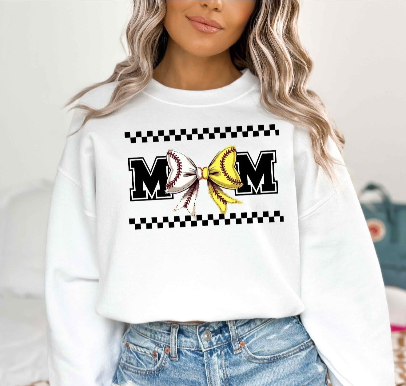 Softball/Baseball Mom - SWEATSHIRT - (Gildan/Jerzee)
