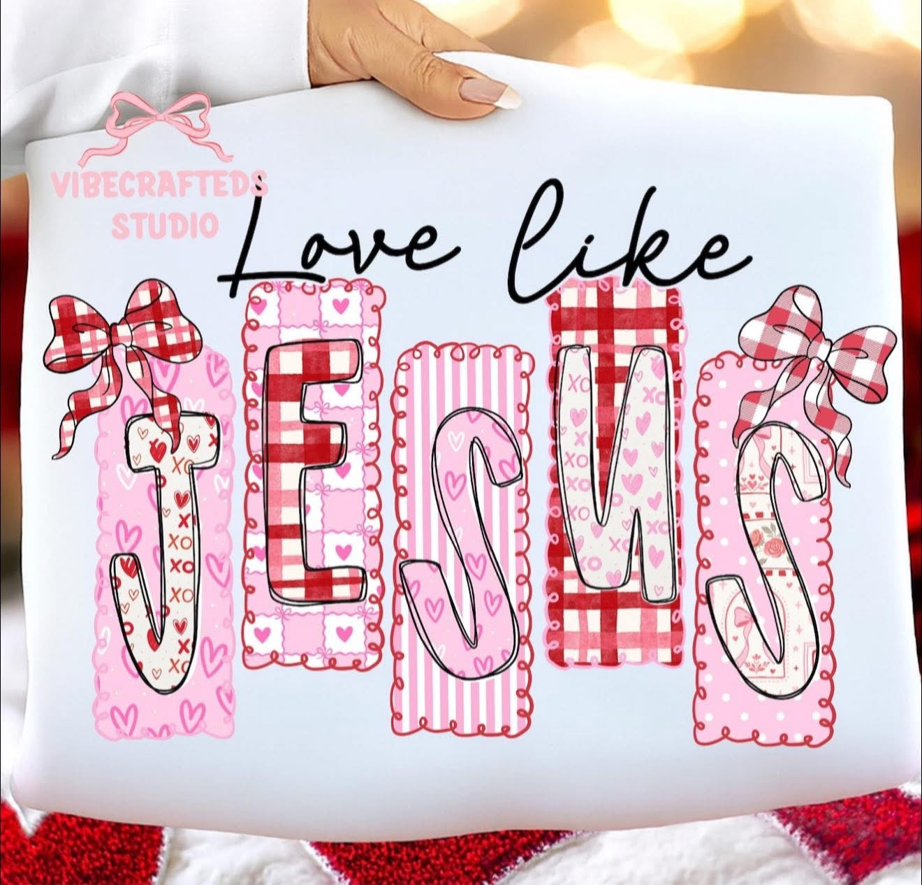 Love Like Jesus Valentine's Edition - T SHIRT - (Jerzee/Gildan)