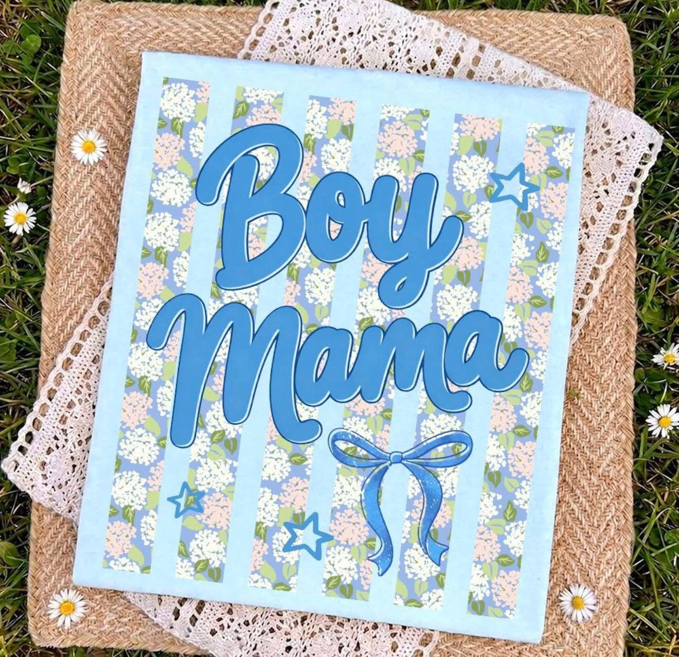 Girl Mama & Boy Mama 💙🩷- T SHIRT - (COMFORT COLOR/BELLA)-061226br