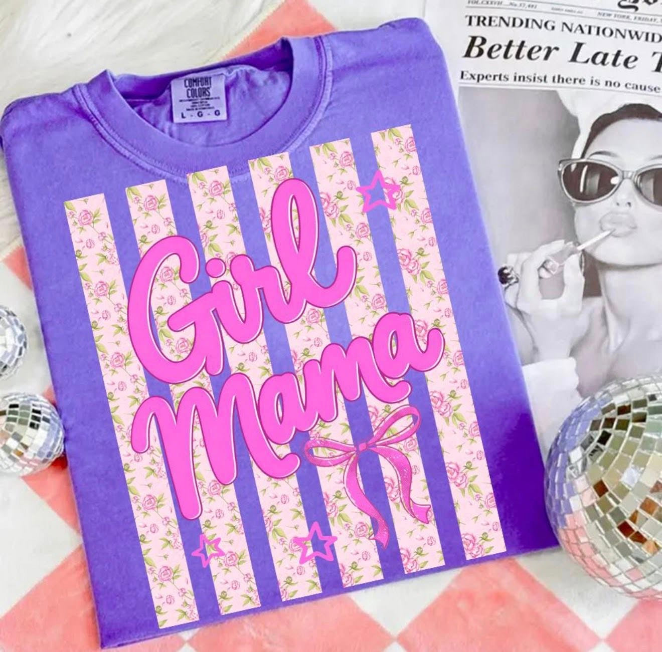 Girl Mama & Boy Mama 💙🩷- T SHIRT - (COMFORT COLOR/BELLA)-061226br