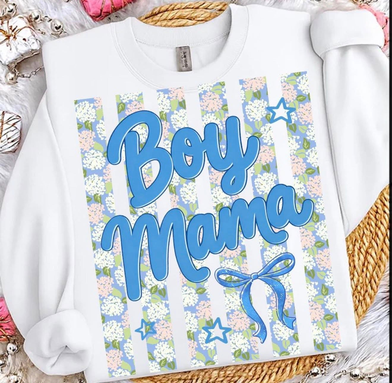 Girl Mama & Boy Mama 💙🩷- T SHIRT - (COMFORT COLOR/BELLA)-061226br