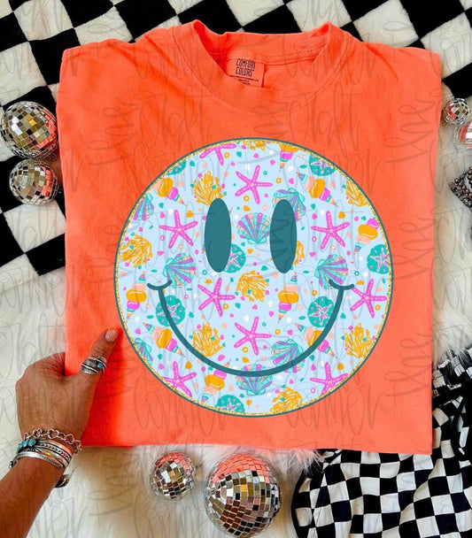 Summer Smiley- T SHIRT - (GILDAN/JEREEZ)- 042026jb
