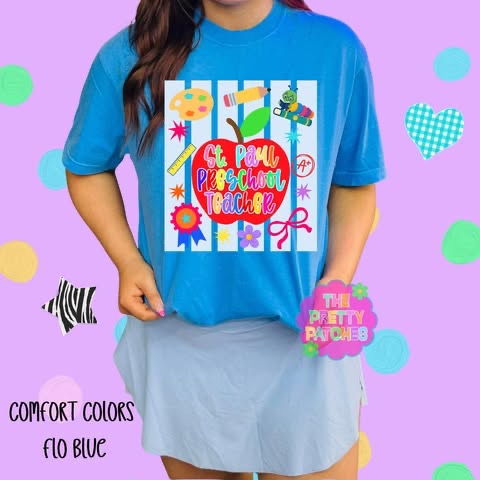 ST. PAUL PRESCHOOL SHIRTS -T-SHIRT- (COMFORT COLOR) 080426LW
