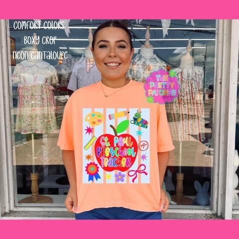 ST. PAUL PRESCHOOL SHIRTS -T-SHIRT- (COMFORT COLOR) 080426LW