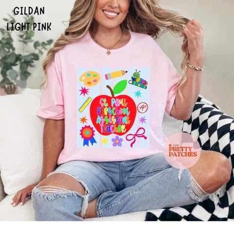 ST. PAUL PRESCHOOL SHIRTS -T-SHIRT- (GILDAN) 080426LW