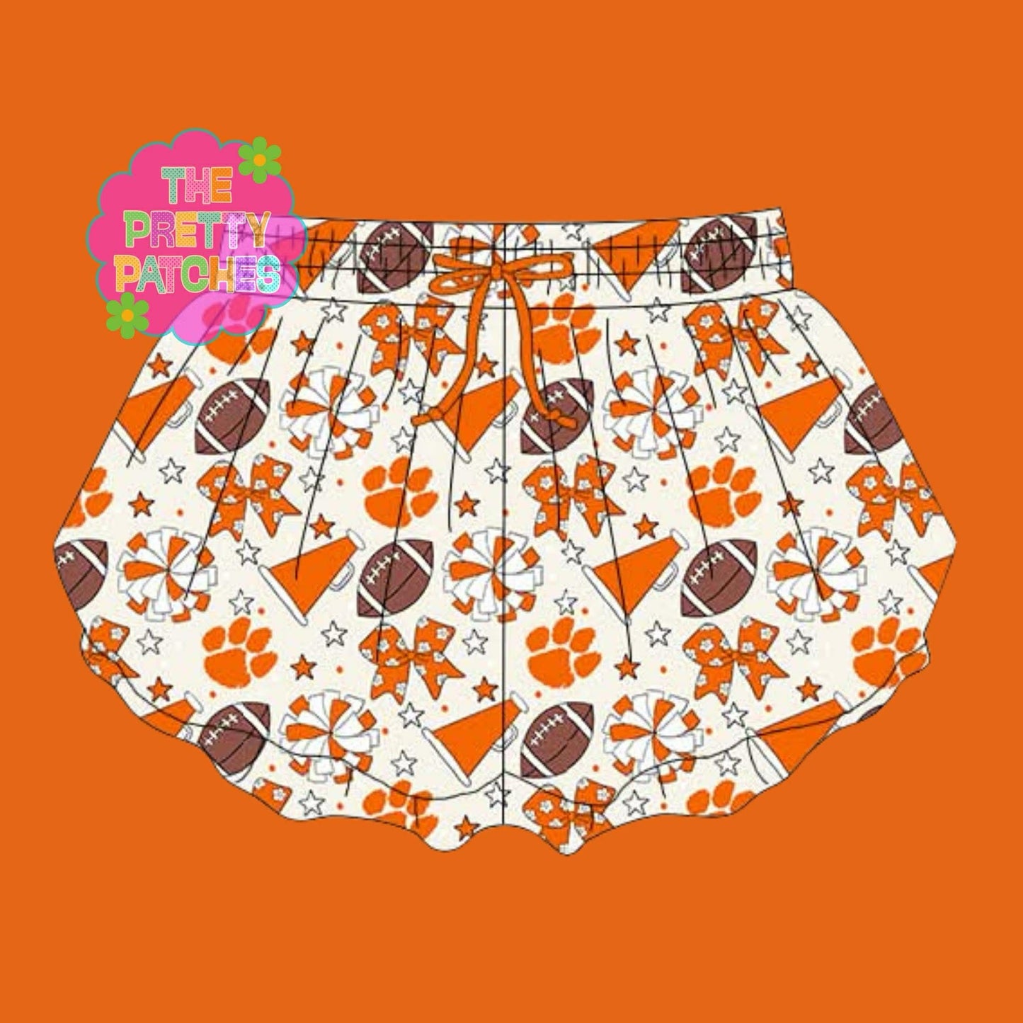 GAME DAY BUTTERFLY SHORTS (ORANGEFIELD BOBCATS) (PREORDER) (TRUSTED)42226LW