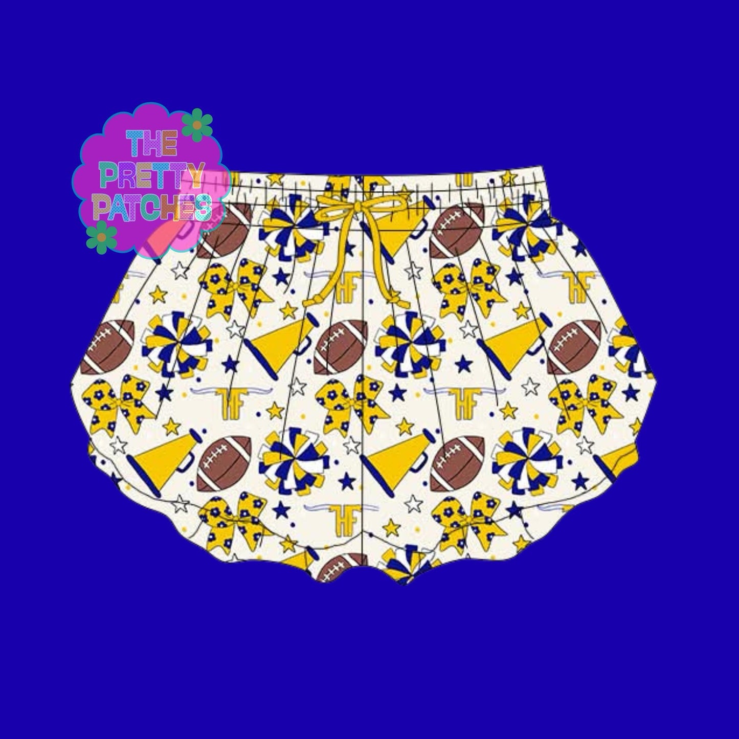 GAME DAY BUTTERFLY SHORTS (HAMPSHIRE FANNETT) (instore) 071326rw