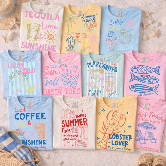 Summer Bundle  - T-SHIRT - (COMFORT COLORS/BELLA)042726LW