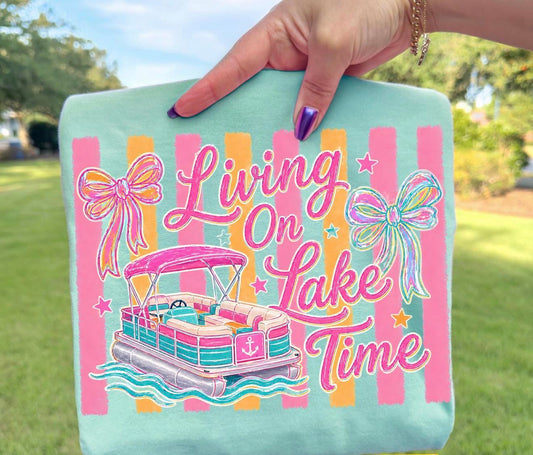 Loving on Lake Time 💕 -T SHIRT - (COMFORT COLOR/BELLA)050426LW