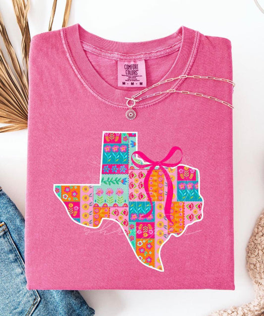 Girly Patch Texas 🩵  - T SHIRT- (GILDAN/JERZEES)051326LW