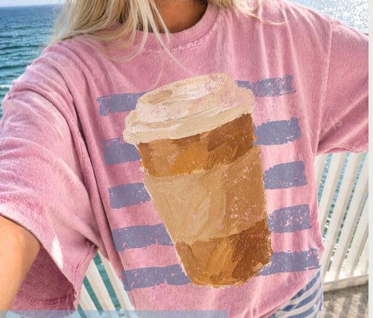 Coffee time ☕️   - T SHIRT- (GILDAN/JERZEES)051526LW