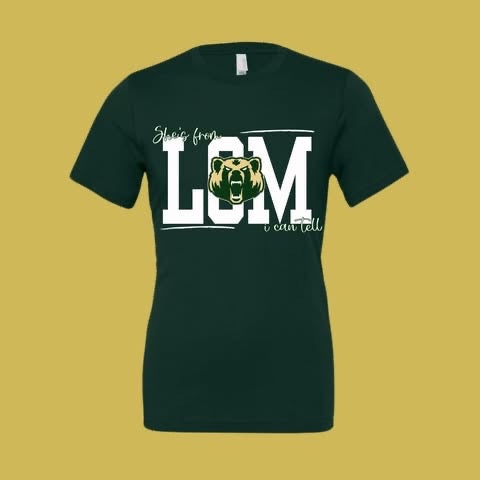 SHE'S FROM LCM I CAN TELL - TSHIRT- (COMFORT COLORS/ BELLA)051826LW