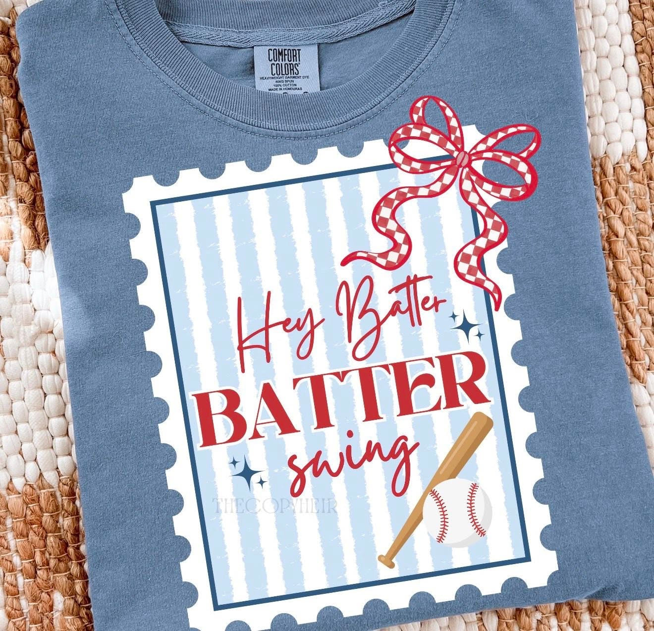 HEY BATTER BATTER SWING ⚾️- TSHIRT- (comfort color/Bella)