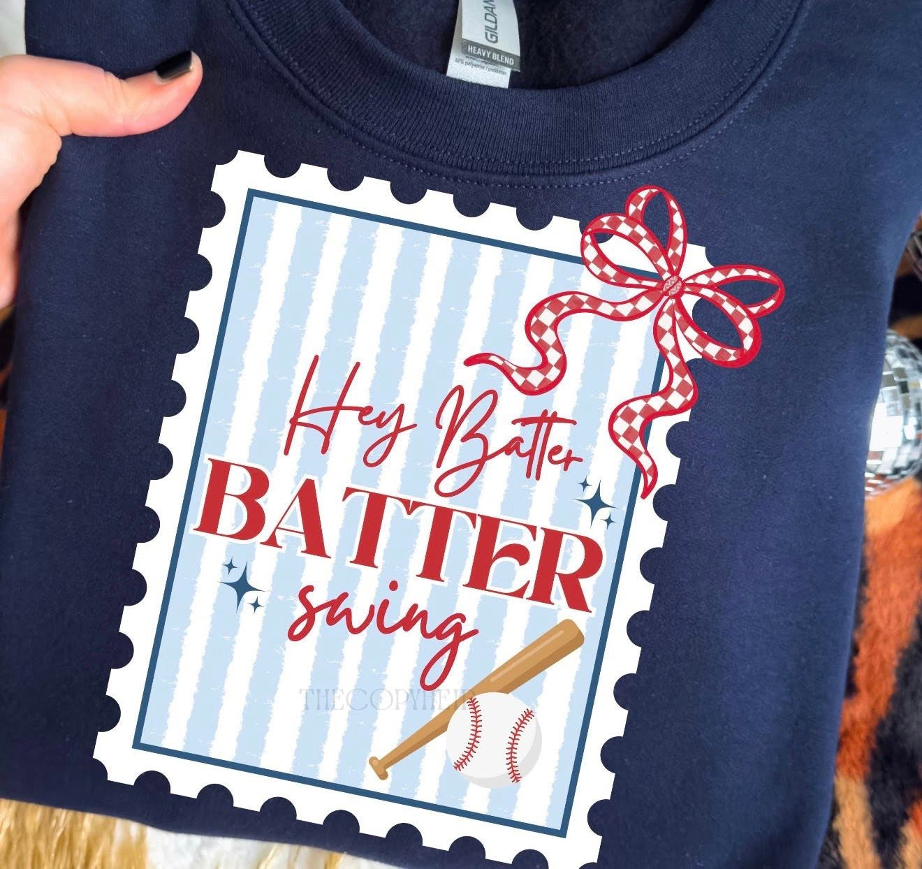 HEY BATTER BATTER SWING ⚾️- TSHIRT- (comfort color/Bella)