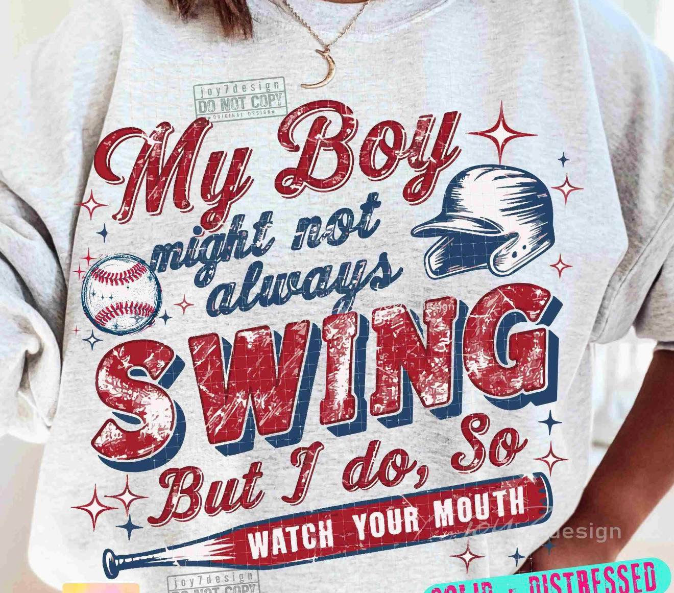 Watch Your Mouth ⚾️- TSHIRT- (comfort colors/Bella)