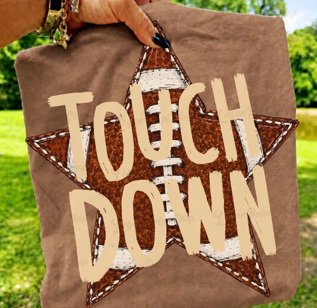 Football Star Touch Down  - T SHIRT- (GILDAN/JERZEE)-062336LW