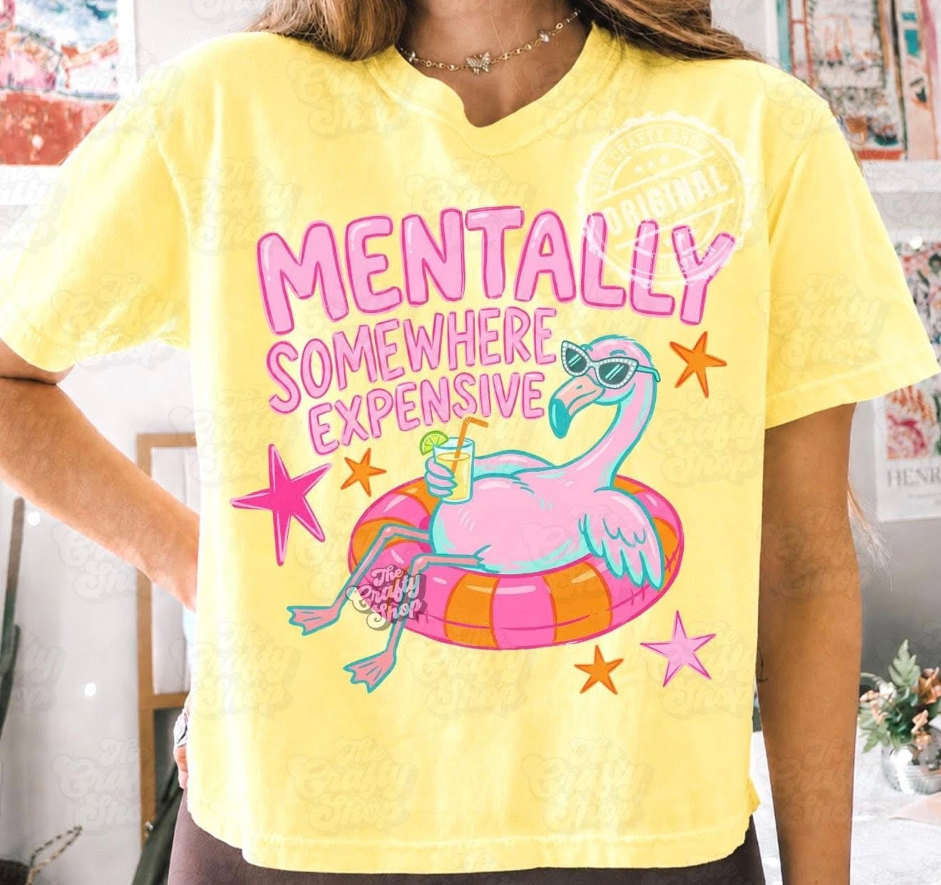 Mentally Somewhere Expensive - T-SHIRT - (GILDAN) 070129lw