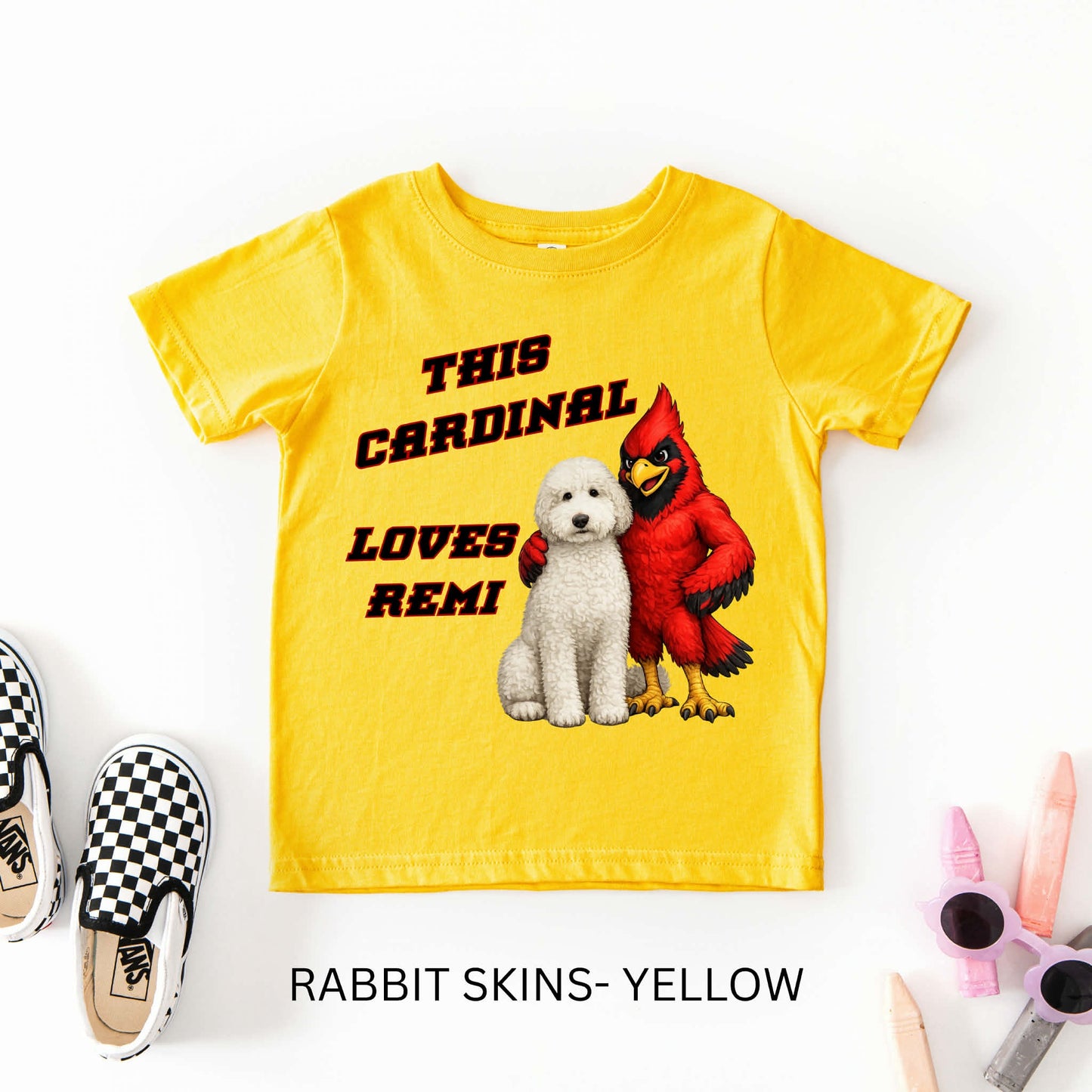 REMI THERAPY DOG & CARDINAL BCE-T SHIRT - (GILDAN/JERZEES)-061226br