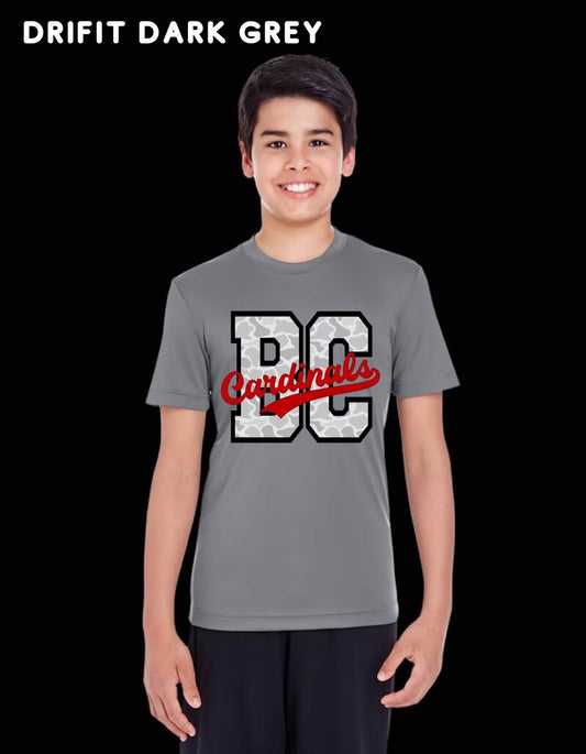 Ghost Camo Block Letter Team  ( BC CARDINALS)  -DRI FIT - (TEAM 365) 081026LW