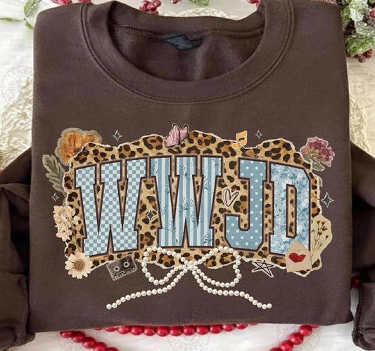 WWJD 🤎- LONG SLEEVE- (GILDAN/LAT)