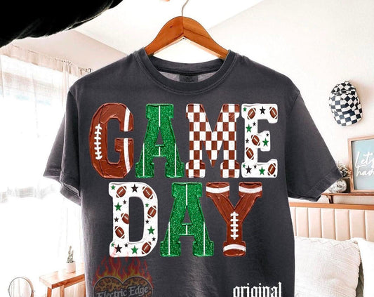 Football Game Day   -T SHIRT- (COMFORT COLOR) 082326LW