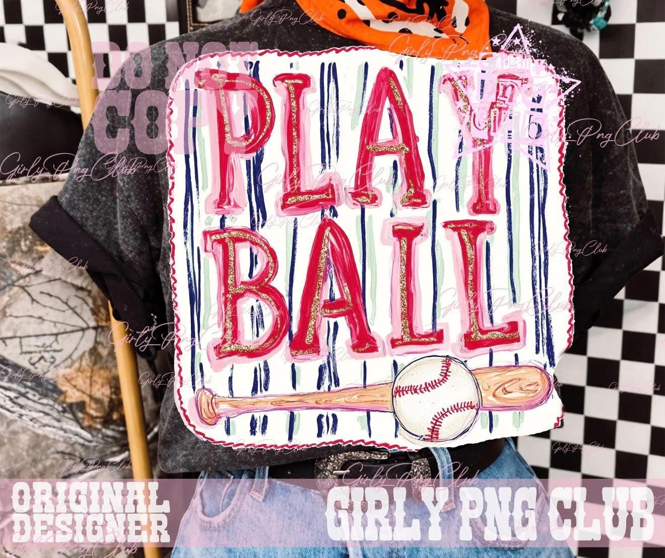 Play Ball ⚾️ -TSHIRT- (GILDAN/LAT)