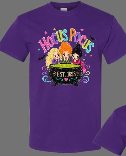 HOCUS POCUS 🧙 912262 -T SHIRT- (GILDAN) 091526LW