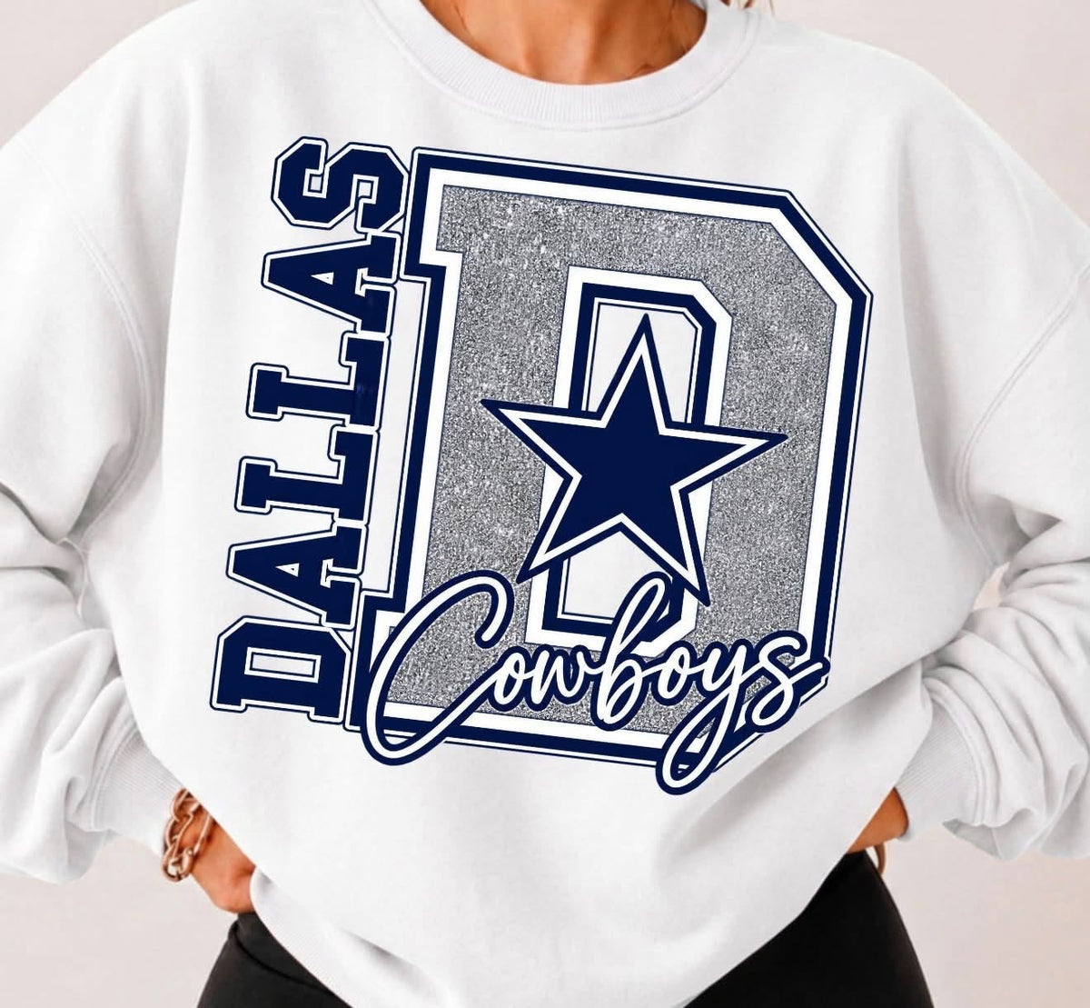 GLITTER STAR TEAM 919261  - SWEATSHIRT - (Jerzee/Gildan) 091926LW