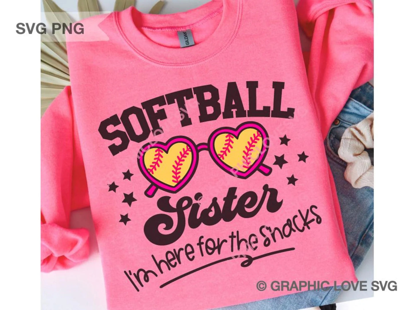 SOFTBALL SISTER - SWEATSHIRT- (RABBIT SKINS/LAT)