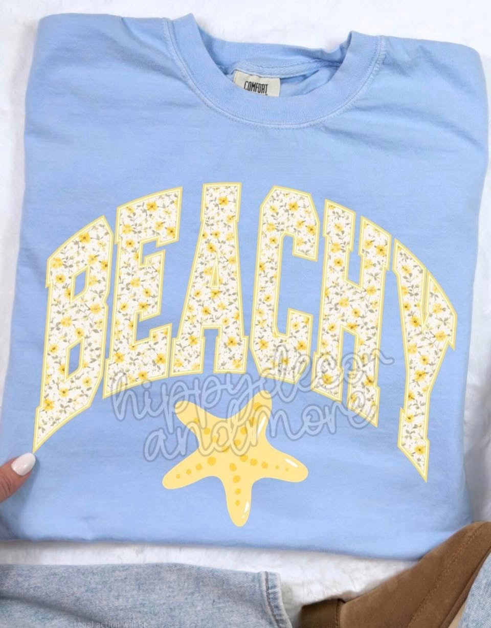 BEACHY 💛  - T SHIRT - (COMFORT/COLOR)
