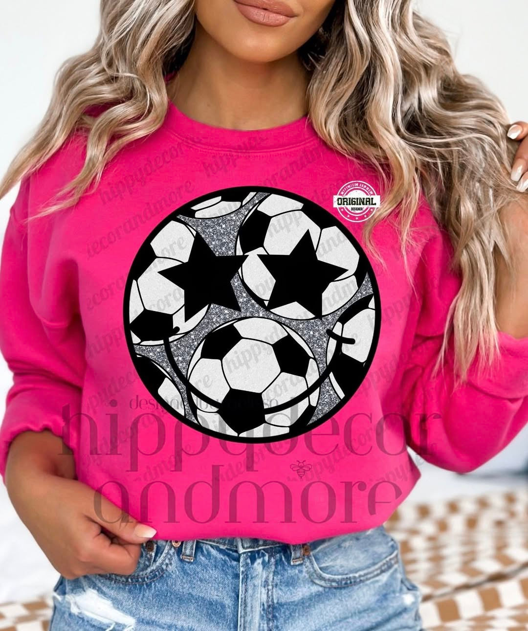 SOCCER SMILEY ⚽️- T SHIRT - (GILDAN/JERZEE)