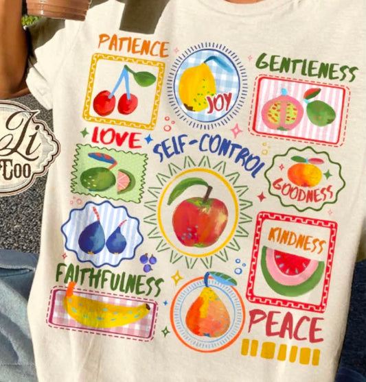 Fruits of The Spirit 🍓🍏  - T-SHIRT - (GILDAN) 071926LW