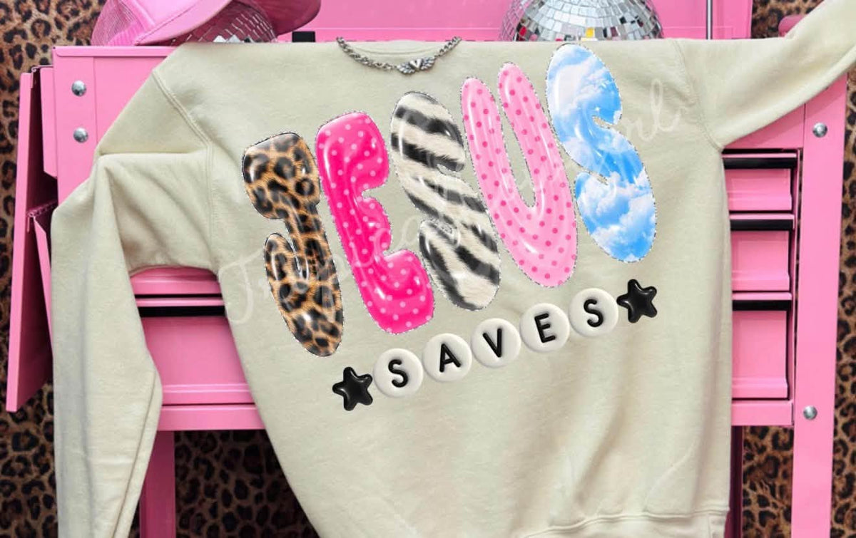 JESUS SAVES 1025261 -----T SHIRT------- (COMFORT COLOR) 102626SH