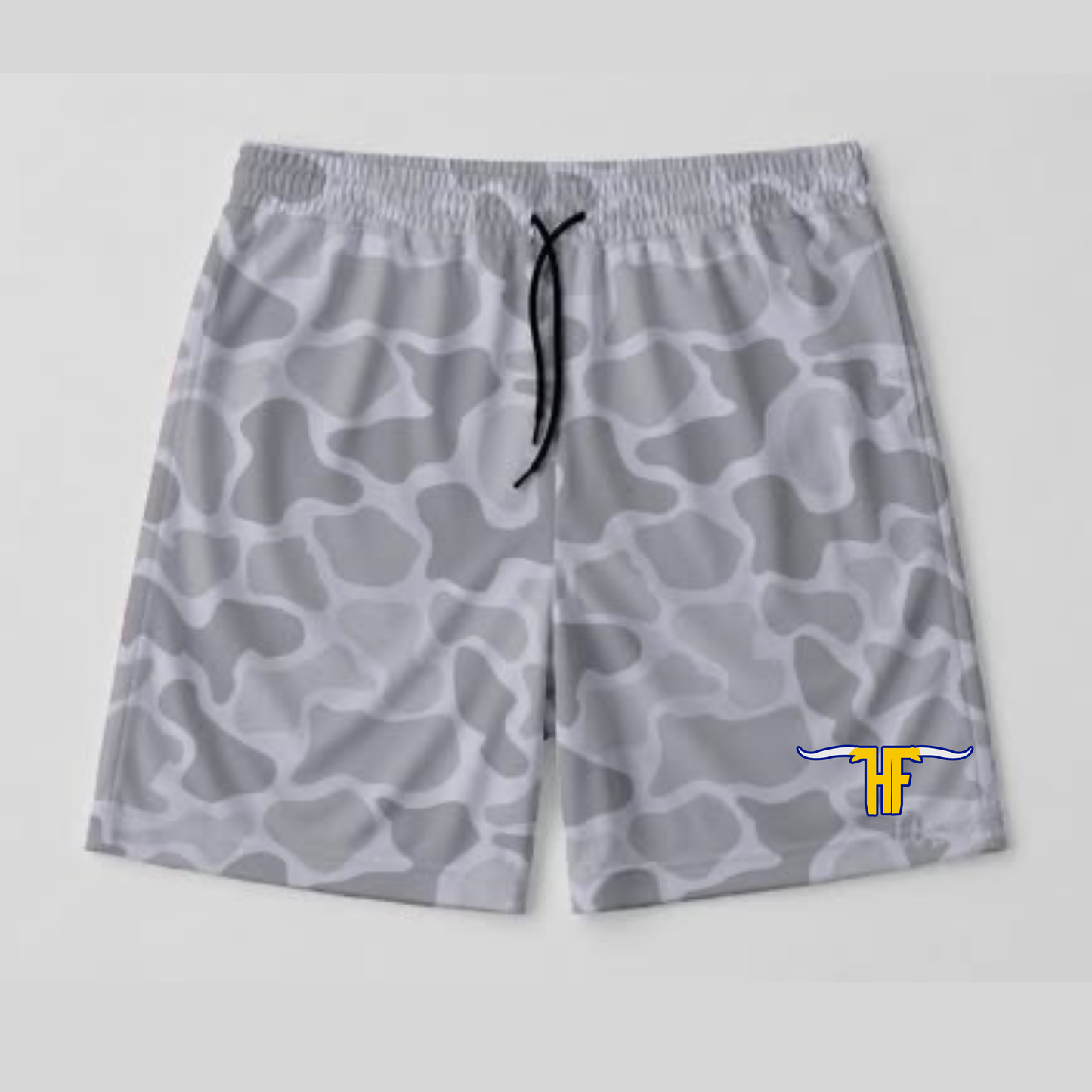 WHITE/GREY GHOST SHORTS (HAMPSHIRE FANNETT)- YOUTH- PREORDER 071526LW