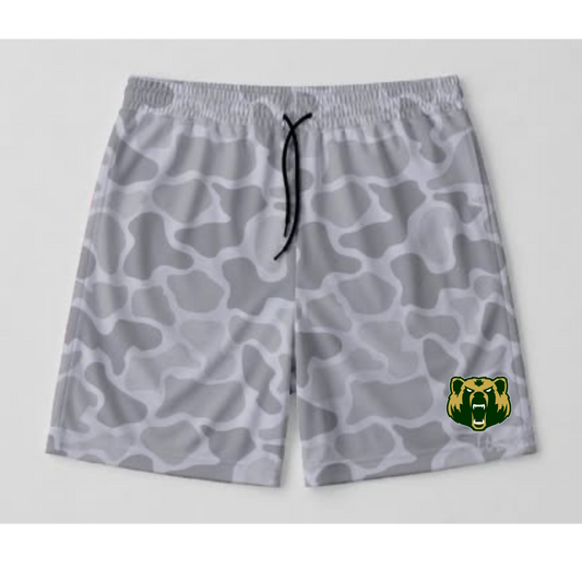 WHITE/GREY GHOST SHORTS (LCM BEARS)- YOUTH- PREORDER 071426BR