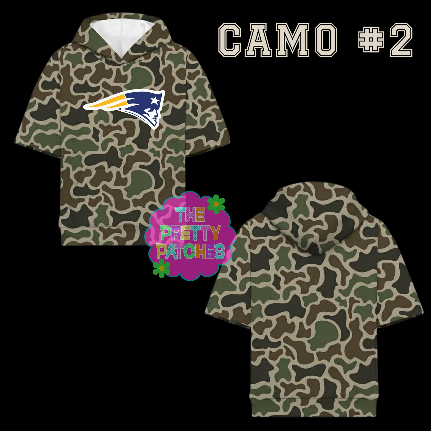 Camo Hooded Tees- WILCOX COUNTY PATRIOIT- YOUTH - PREORDER-080326BR