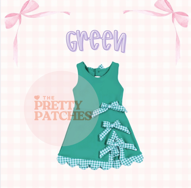 Spring athletic dress  with shorts (PRE ORDER)