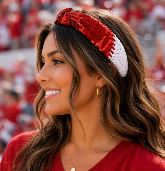 Game Day Sparkling Sequin Headband 073126AS