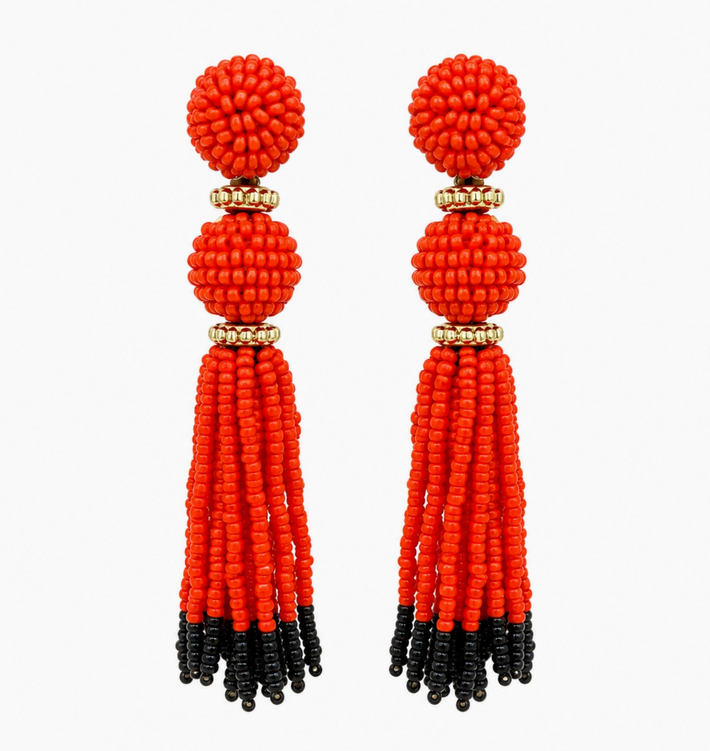 Gameday Beaded Tassel Earrings 073126AS