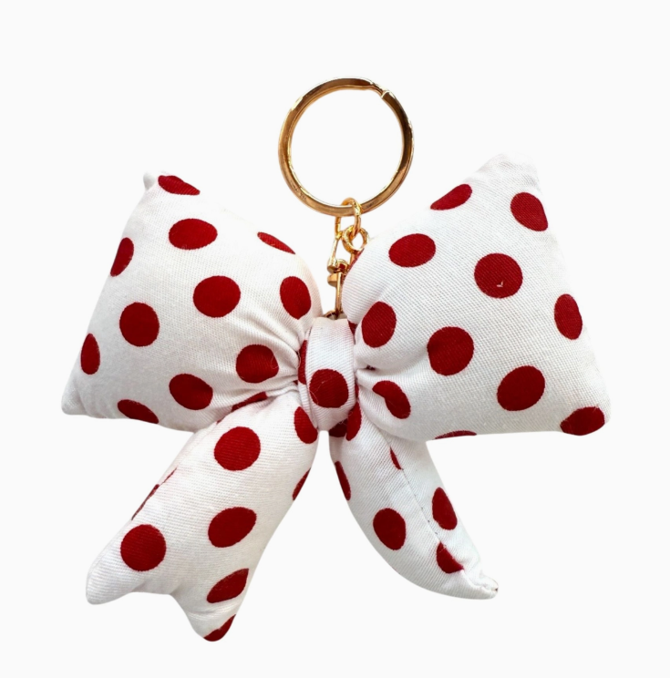 Puffy Bow Bag Charm 073126rw