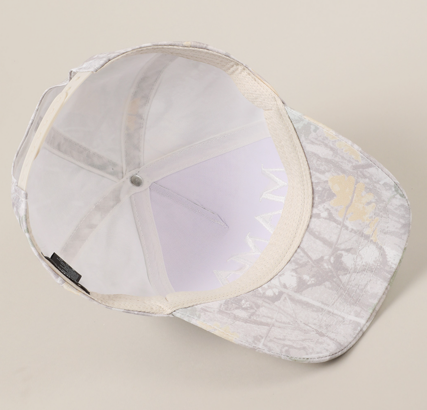 MAMA Letter Embroidery Nature Camo Trucker Hat 111025-AS